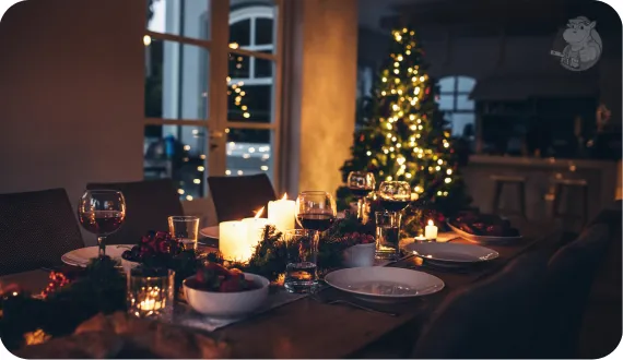 nastrojowa dekoracja świąteczna